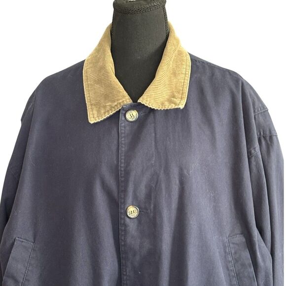 AUSTIN Frontier Vintage Barn Chore Jacket Blue Multi Pocket Lined - Picture 2 of 13